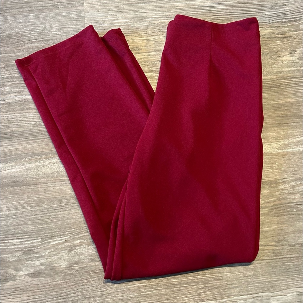 Women’s Red Trousers Medium